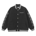 OFF WHITE Varsity Jacket – Black