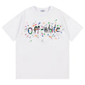 Off-White Bookish Crazy Cotton T-Shirt — White / Black