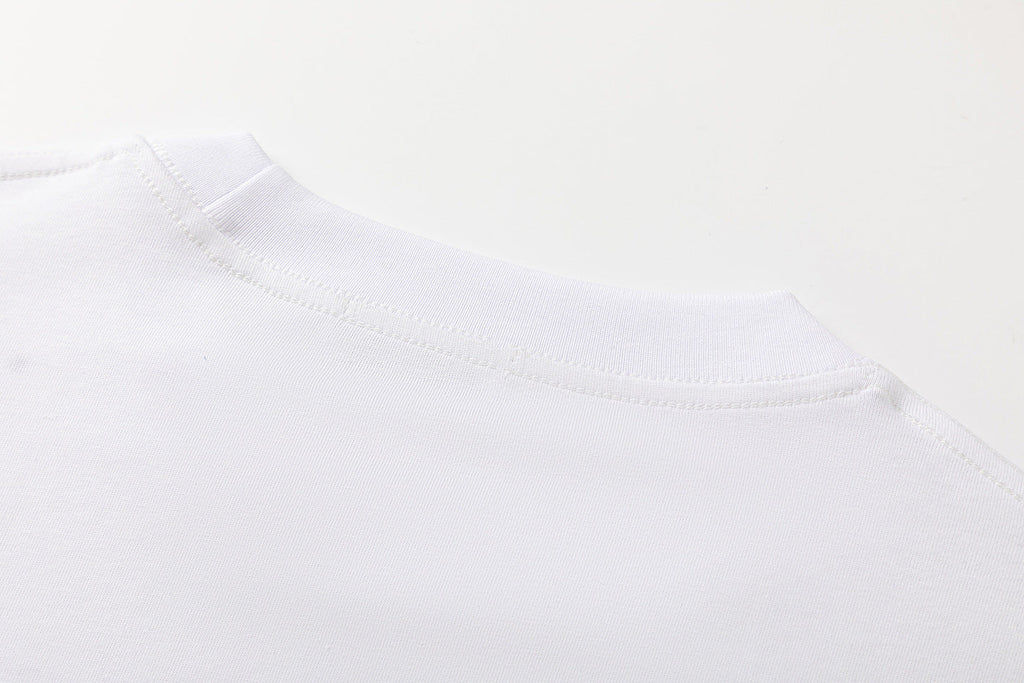 Off-White Bookish Crazy Cotton T-Shirt — White / Black