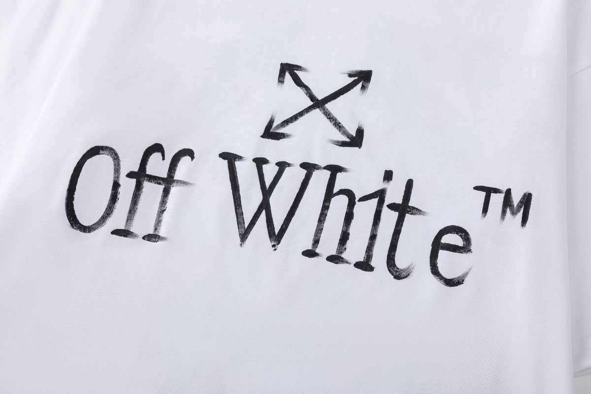 Off-White Fitting Logo T-Shirt — Black / White