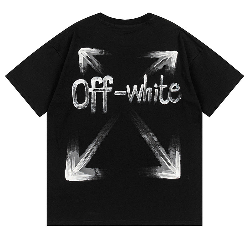 Off-White Fitting Logo T-Shirt — White / Black