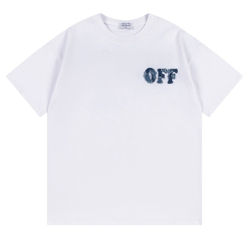 Off-White Just Global Tee — Black / White