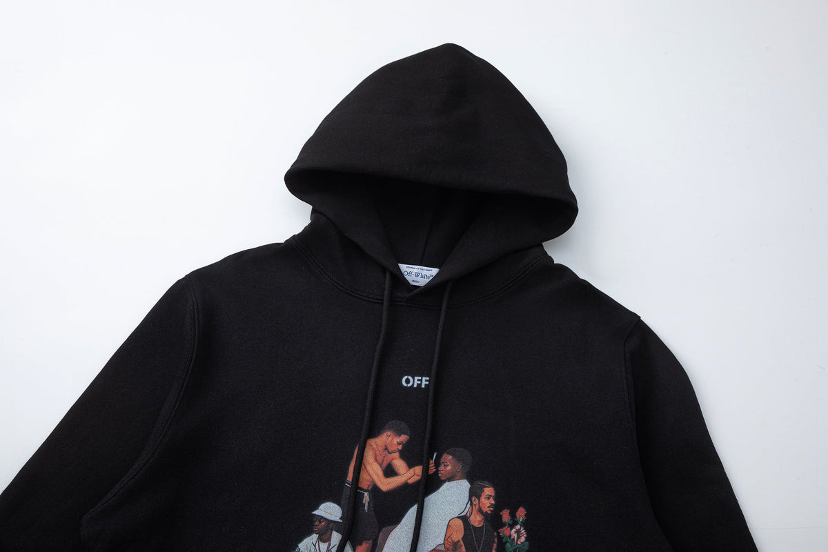 OFF-WHITE Sports Collage Graphic Hoodie