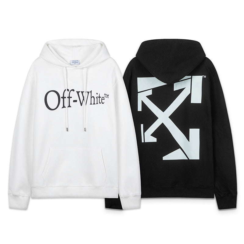 OFF-WHITE Big Bookish Logo Hoodie