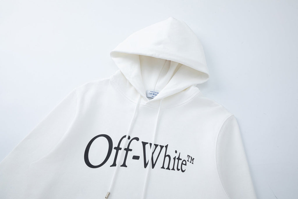 OFF-WHITE Big Bookish Logo Hoodie