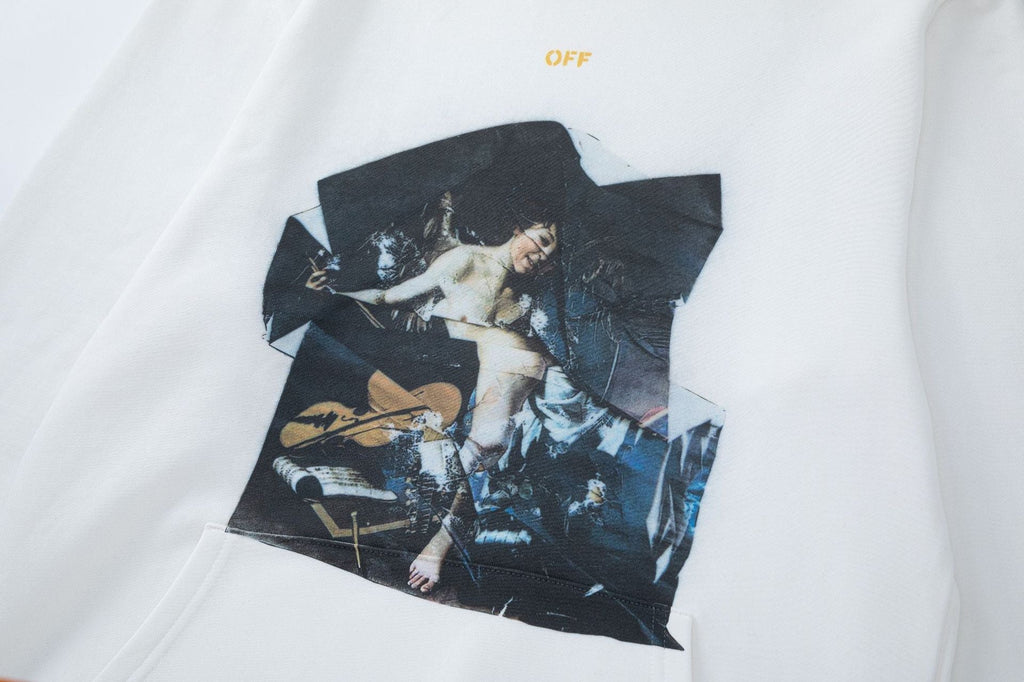 OFF-WHITE Caravaggio Graphic-Print Hoodie
