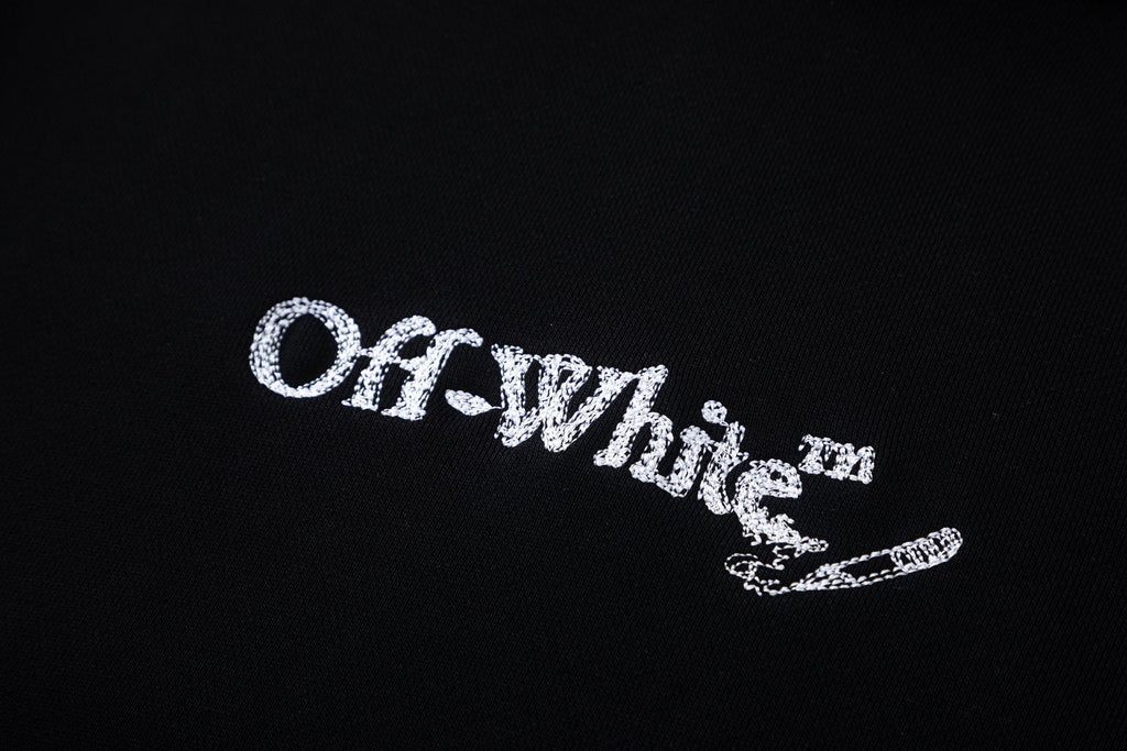 OFF-WHITE Brick Logo Arrows Hoodie
