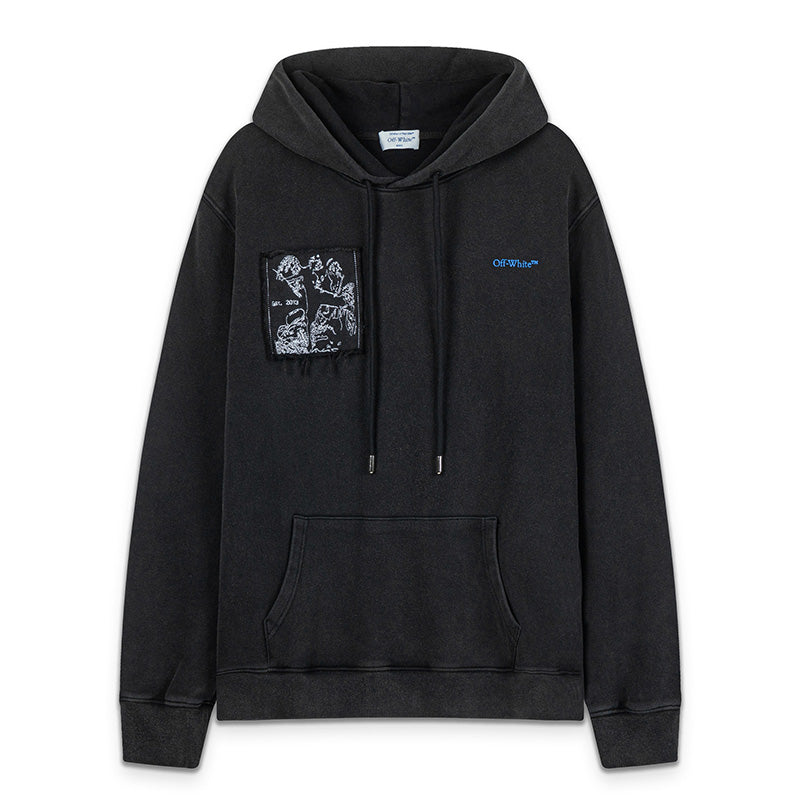 OFF-WHITE Multicolor Graphic-Print Hoodie