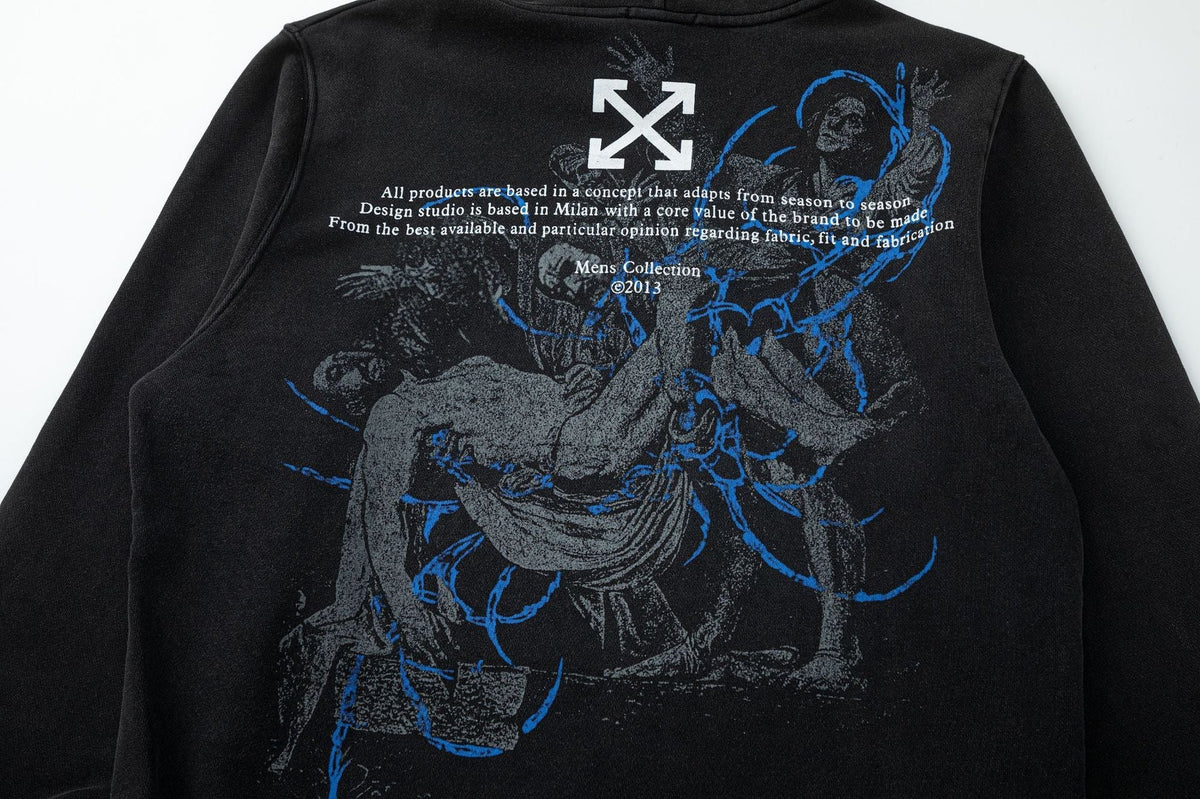 OFF-WHITE Multicolor Graphic-Print Hoodie
