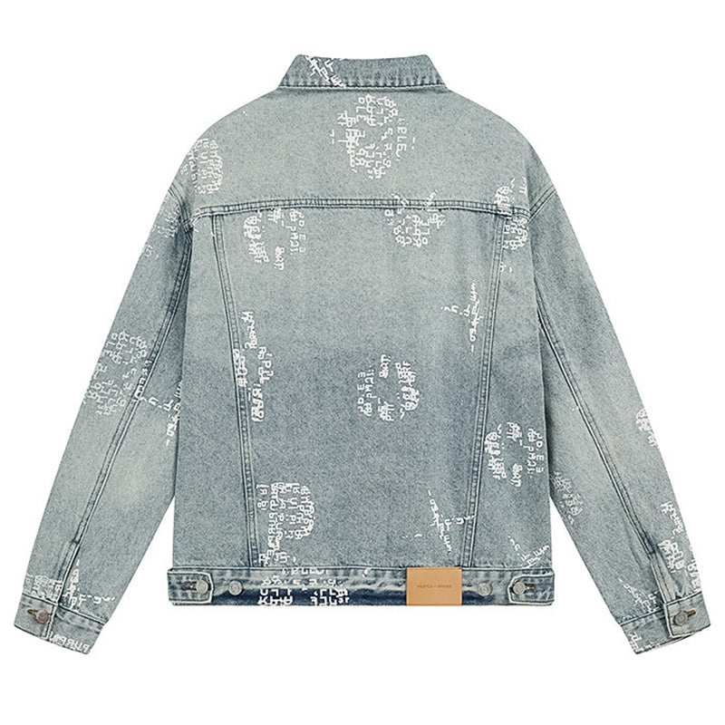 PURPLE BRAND Denim Jacket #PU6106 | Vintage Washed Co-Branded
