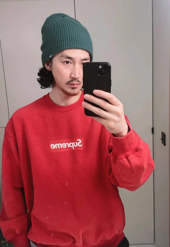 Supreme SS25 Washed Box Logo Sweatshirt