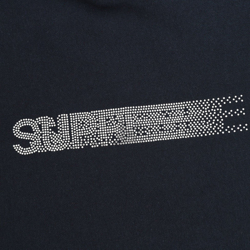 Supreme x Swarovski Motion Logo Hooded Sweatshirt (Navy)