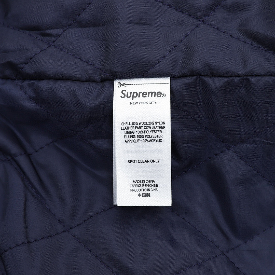 Supreme SS25 Week 3 Praises Varsity Jacket