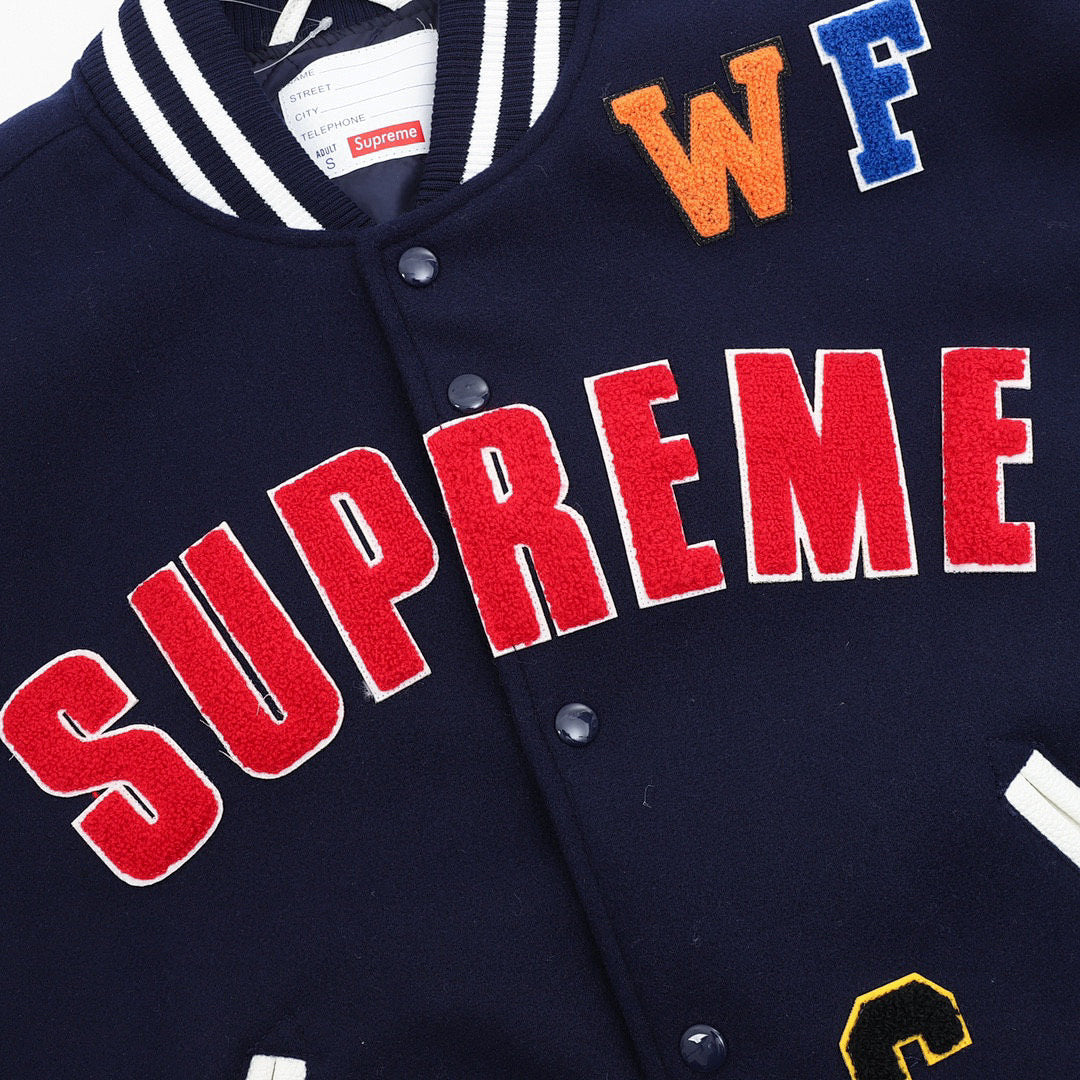 Supreme SS25 Week 3 Praises Varsity Jacket
