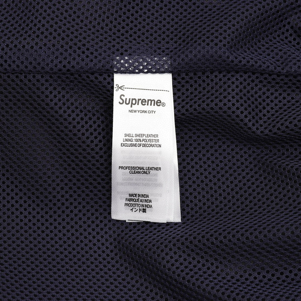 Supreme x Umbro Week 4 Leather Track Jacket (Navy)