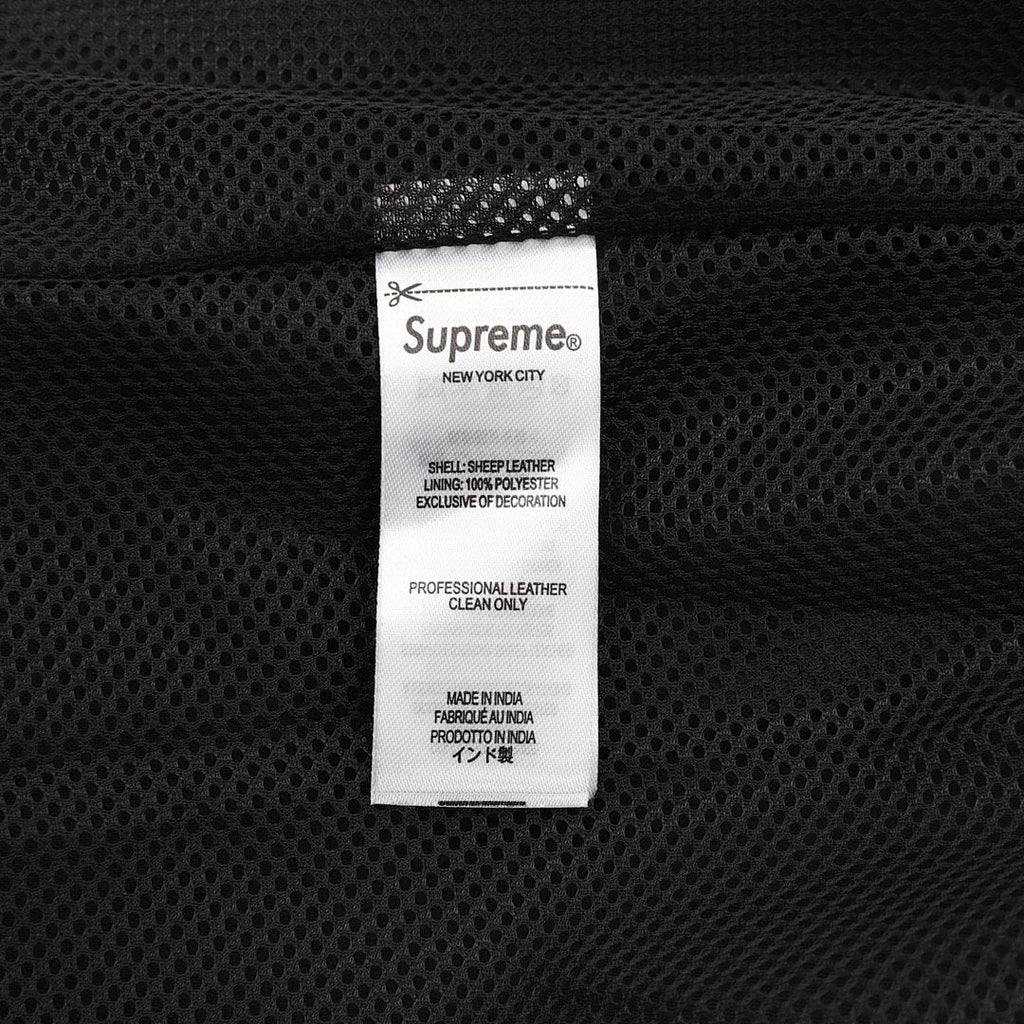 Supreme x Umbro Week 4 Leather Track Jacket (Black)