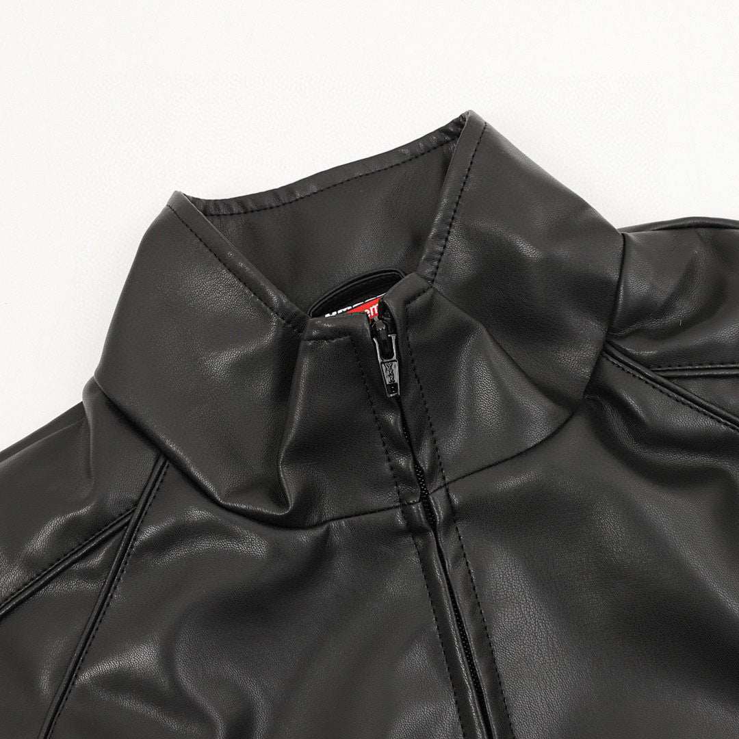Supreme x Umbro Week 4 Leather Track Jacket (Black)