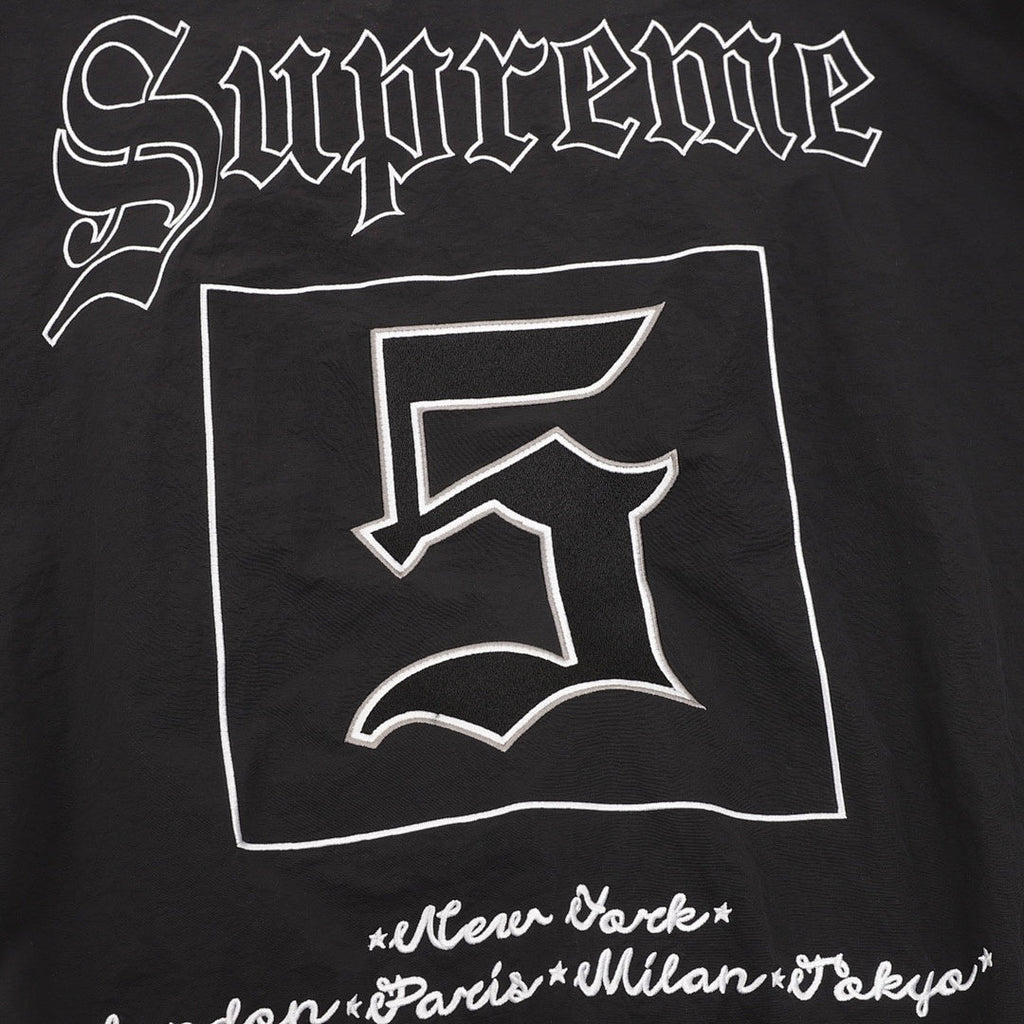 Supreme Old English Track Jacket (Black)