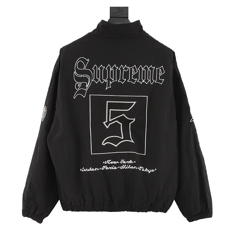 Supreme Old English Track Jacket (Black)