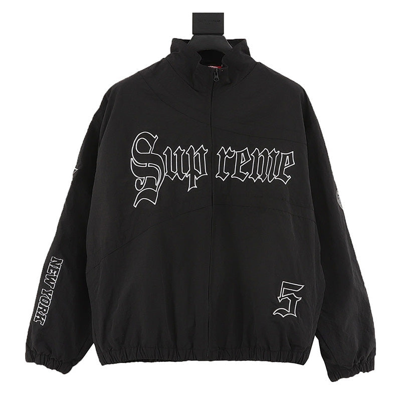 Supreme Old English Track Jacket (Black)