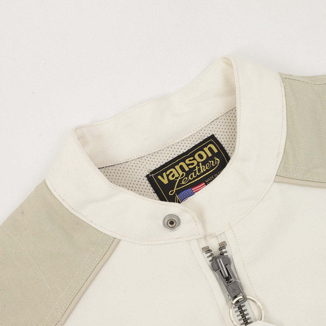 Supreme x Vanson Leathers Cordura Cotton Jacket (White)