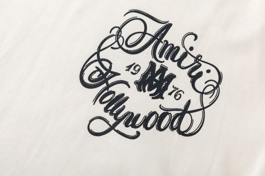 AMIRI Hollywood Lettering-Print T-Shirt