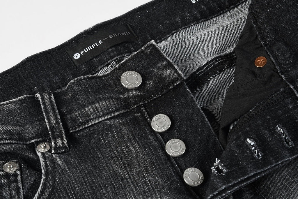 Purple Brand Skinny Jeans #9153 – Destroyed Crystal Diamond Denim