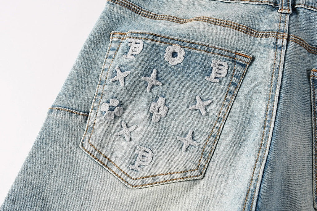 Purple Brand Skinny Jeans #9152 – Destroyed Crystal Diamond Denim