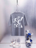 Off-White Arrow Print T-Shirt — Grey / White / Black