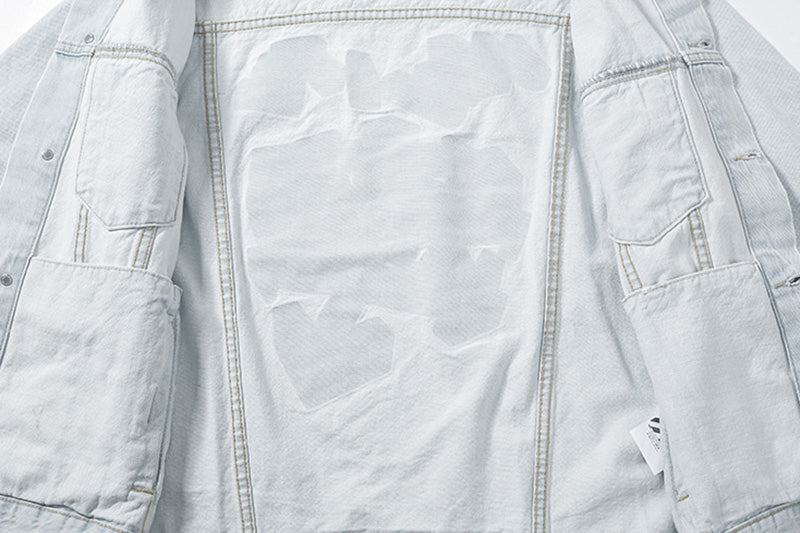 OFF WHITE 3D Building Blocks Jacket – Blue