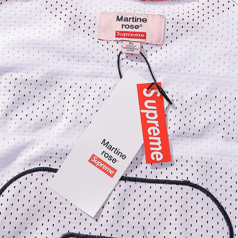 Supreme Martine Rose Football Jersey — Black / White