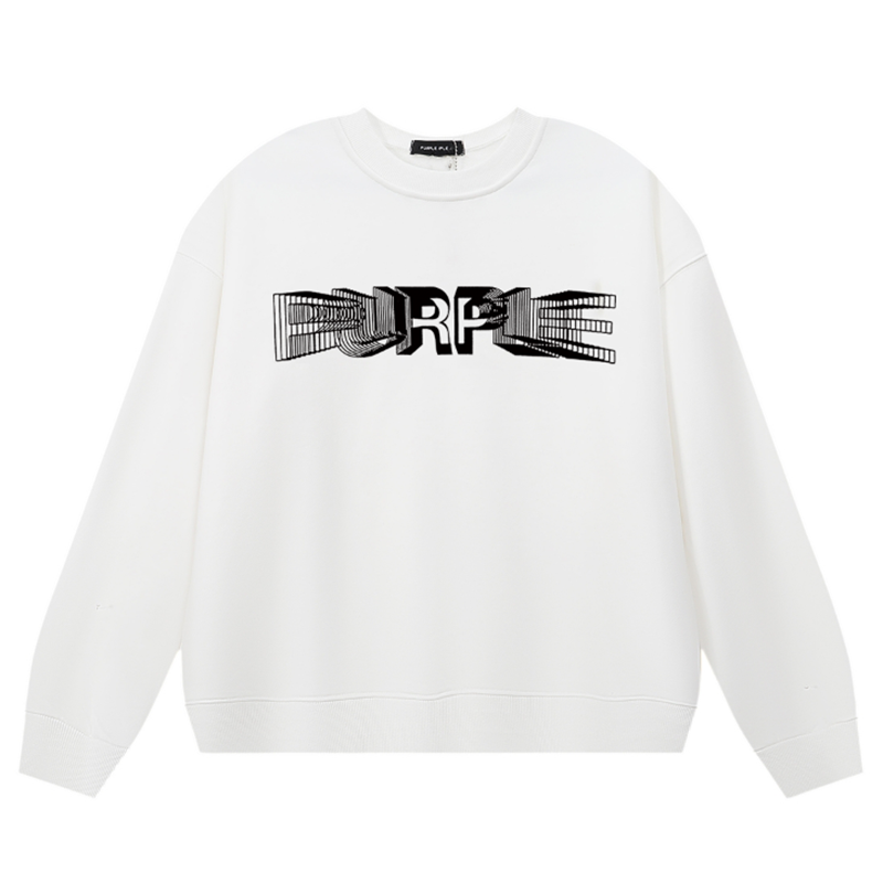 Purple Brand Logo Printed Sweatshirt