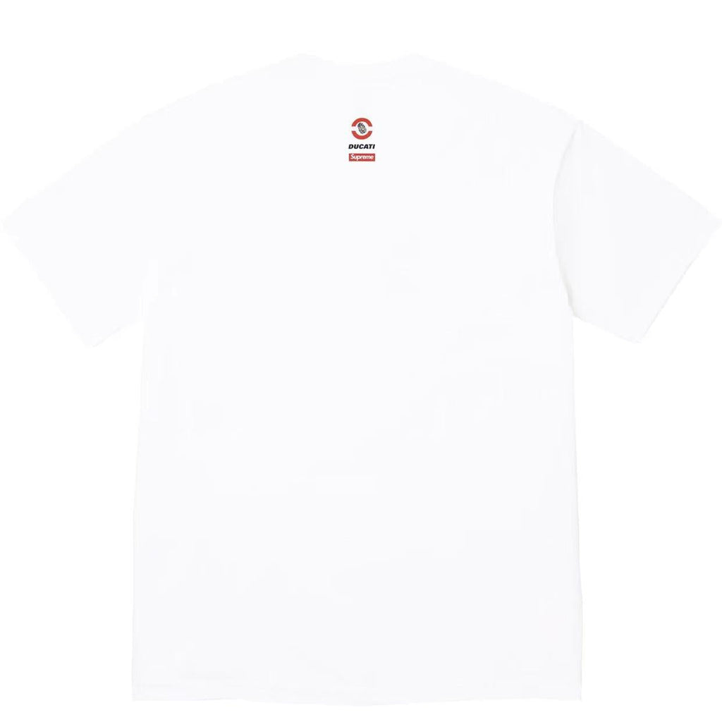 Supreme 25SS Ducati Bike Tee – Black / White