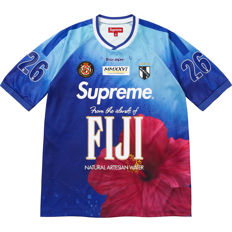 Supreme FIJI Soccer Jersey — Blue