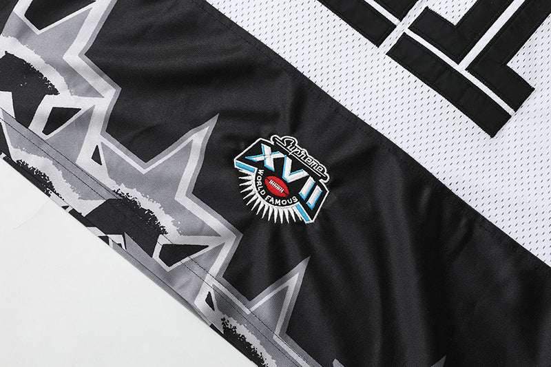 Supreme Stars Football Jersey — Black / Blue