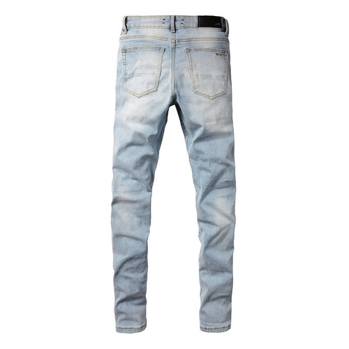 AMIRI Jeans #1307 – Slim Fit Distressed Denim