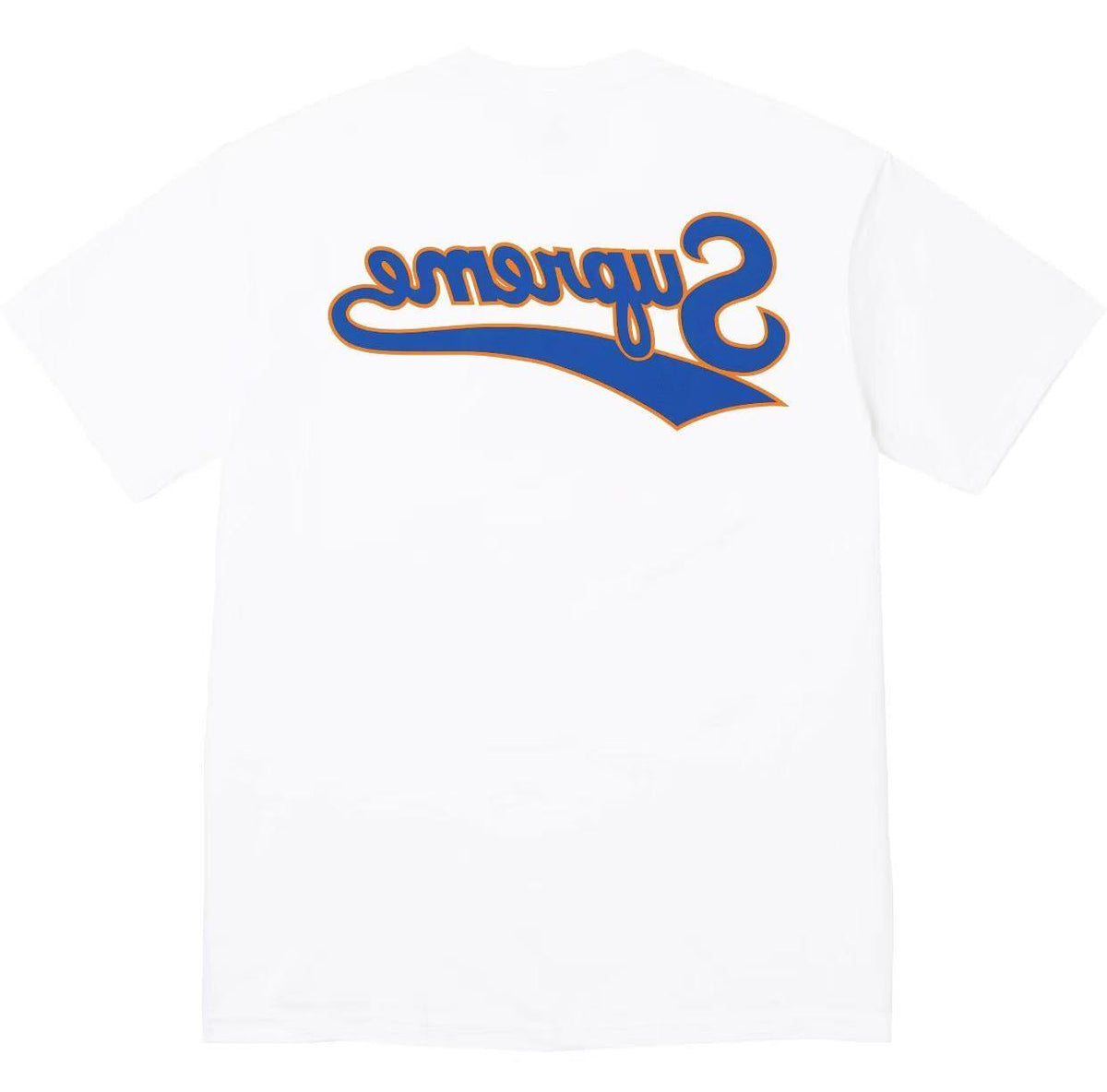 Supreme SS24 Backwards Tee – Black / White