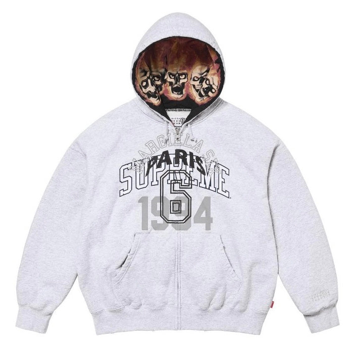Supreme x Maison Margiela SS24 Zip Up Hooded Sweatshirt