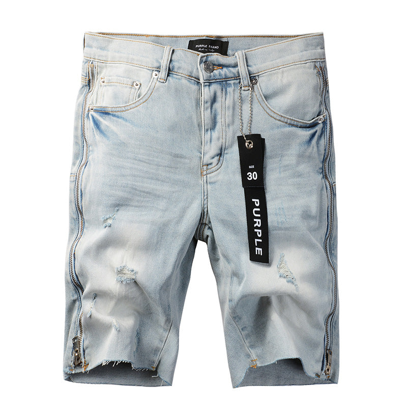 Purple Brand Denim Shorts #5086 | Relaxed Fit Cotton