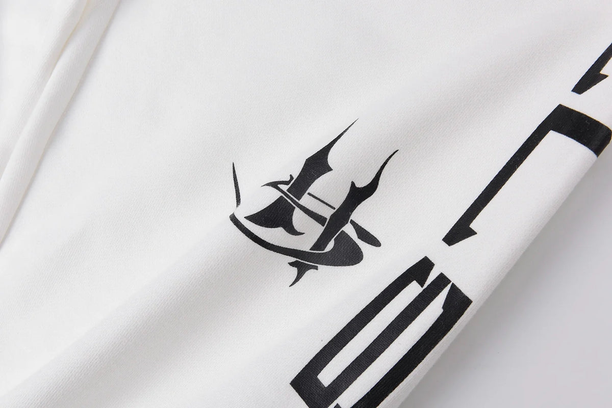 Hellstar Gothic Logo Straight-Leg  Sweatpants