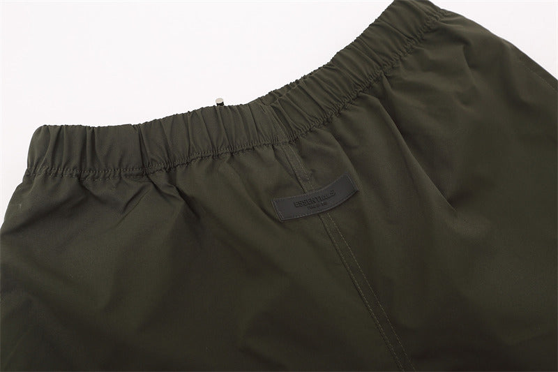 Fear of God Essentials Shorts – Black Green / Dark Purple