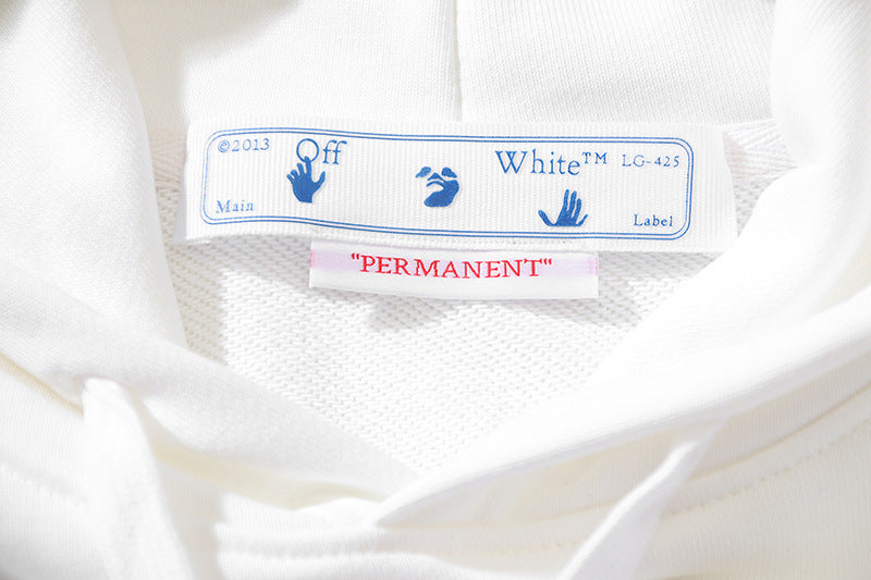 Off-White Gradient Arrow Hoodie – Blue to Green Ombre