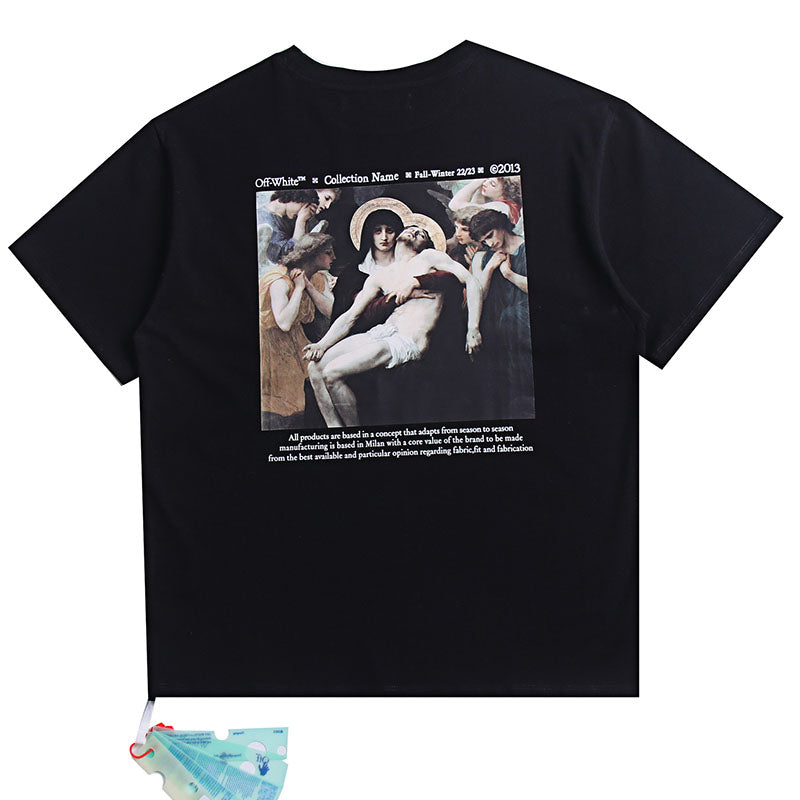 Off-White Oil Painting Series Patterns T-Shirt