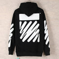 OFF WHITE Essential Hoodie – Black & White