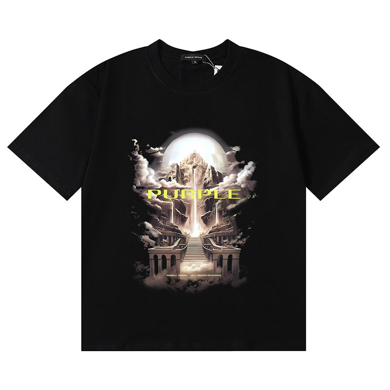 Purple Brand T-Shirt P26 | White & Black