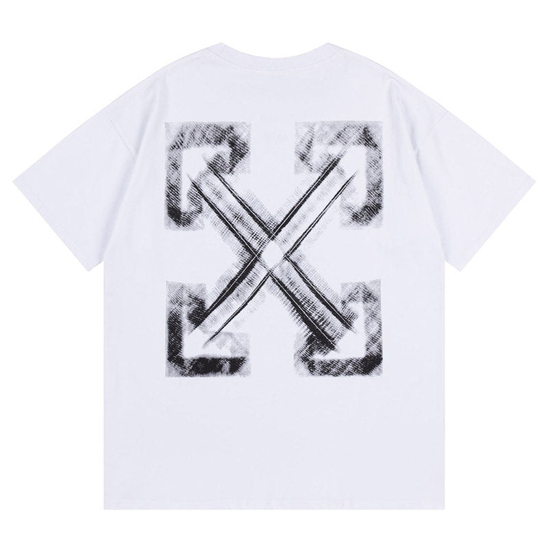 Off-White Vibe Arrow T-Shirt — Red / Black / White