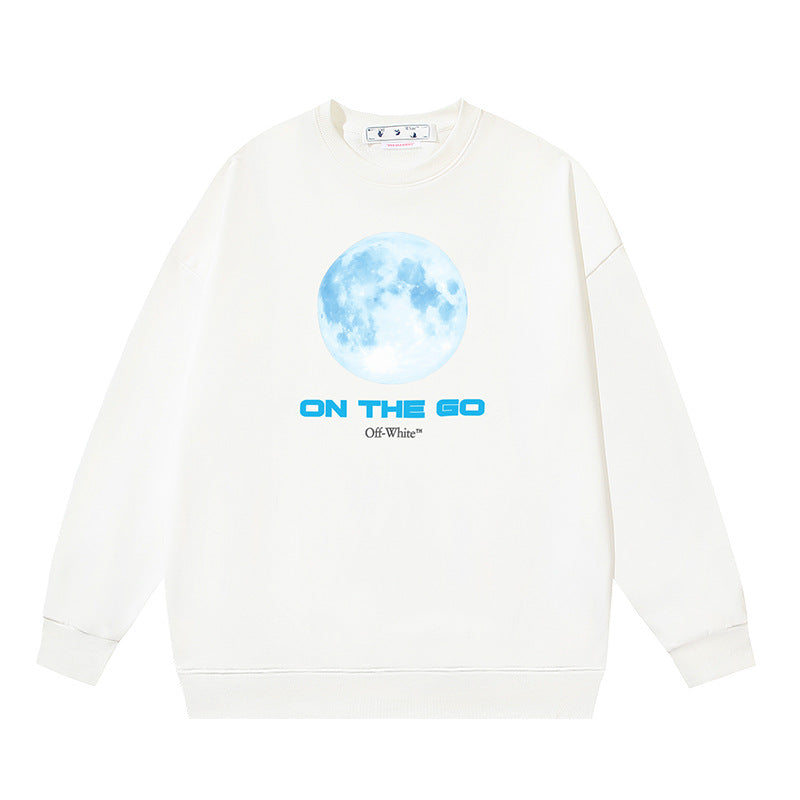 Off-White Logo Cotton Crewneck Sweatshirt — Layering Edition