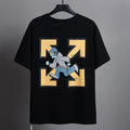 OFF-WHITE Running Man Cartoon Arrow Graphic T-Shirt