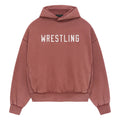 Fear Of God Essentials WRESTLING Heavy Fleece Hoodie – Crimson Red