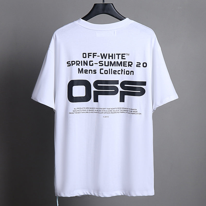 OFF-WHITE™ Spring-Summer Mens Collection Graphic T-Shirt
